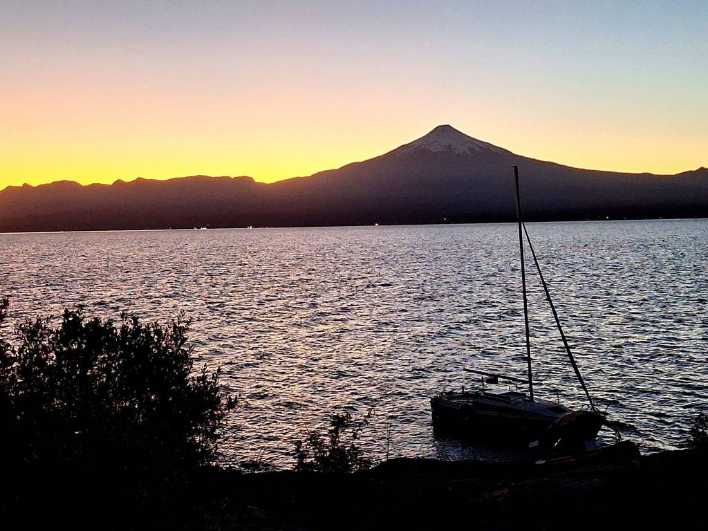 Atardecer en el lago