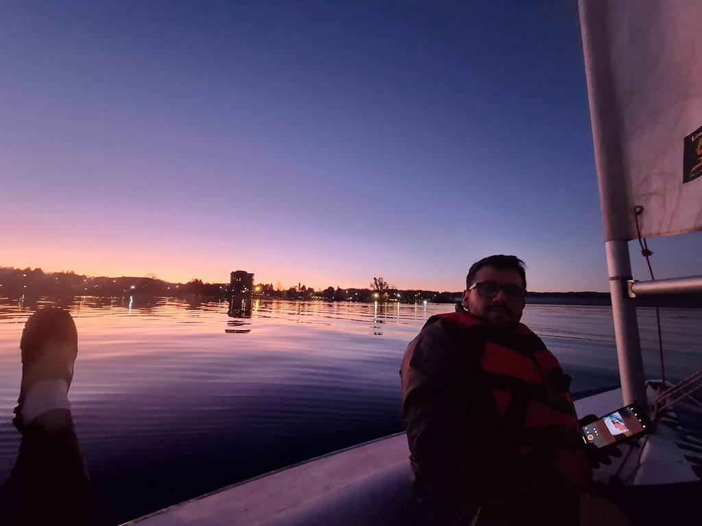 Atardecer en el lago