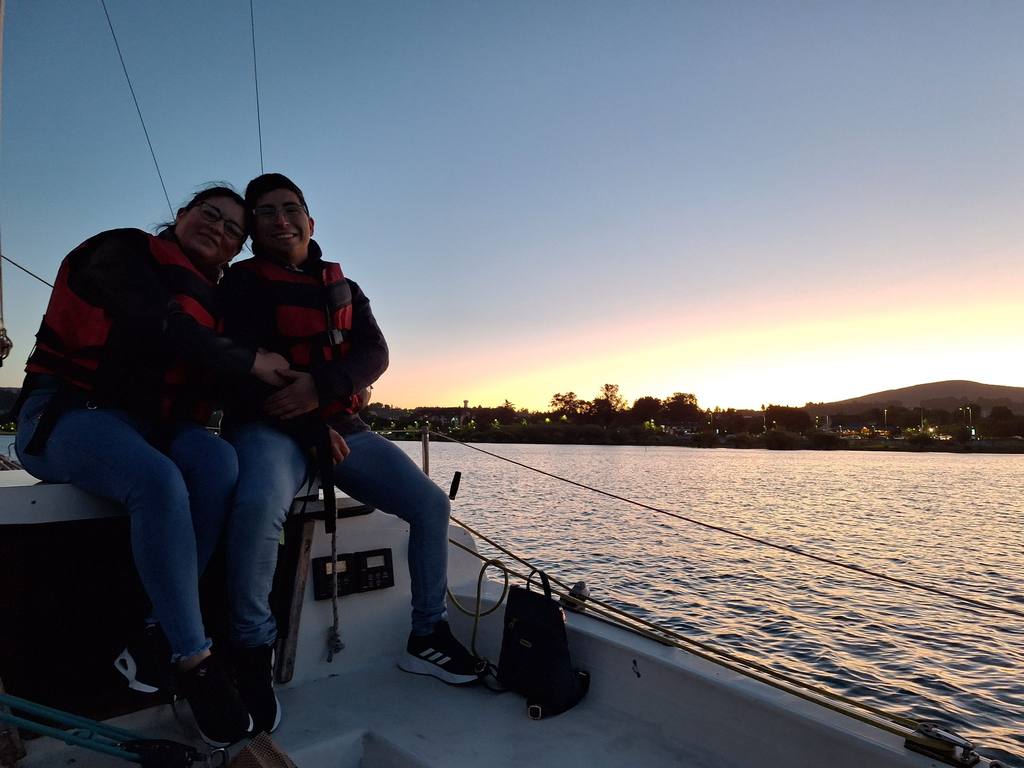 Atardecer en el lago