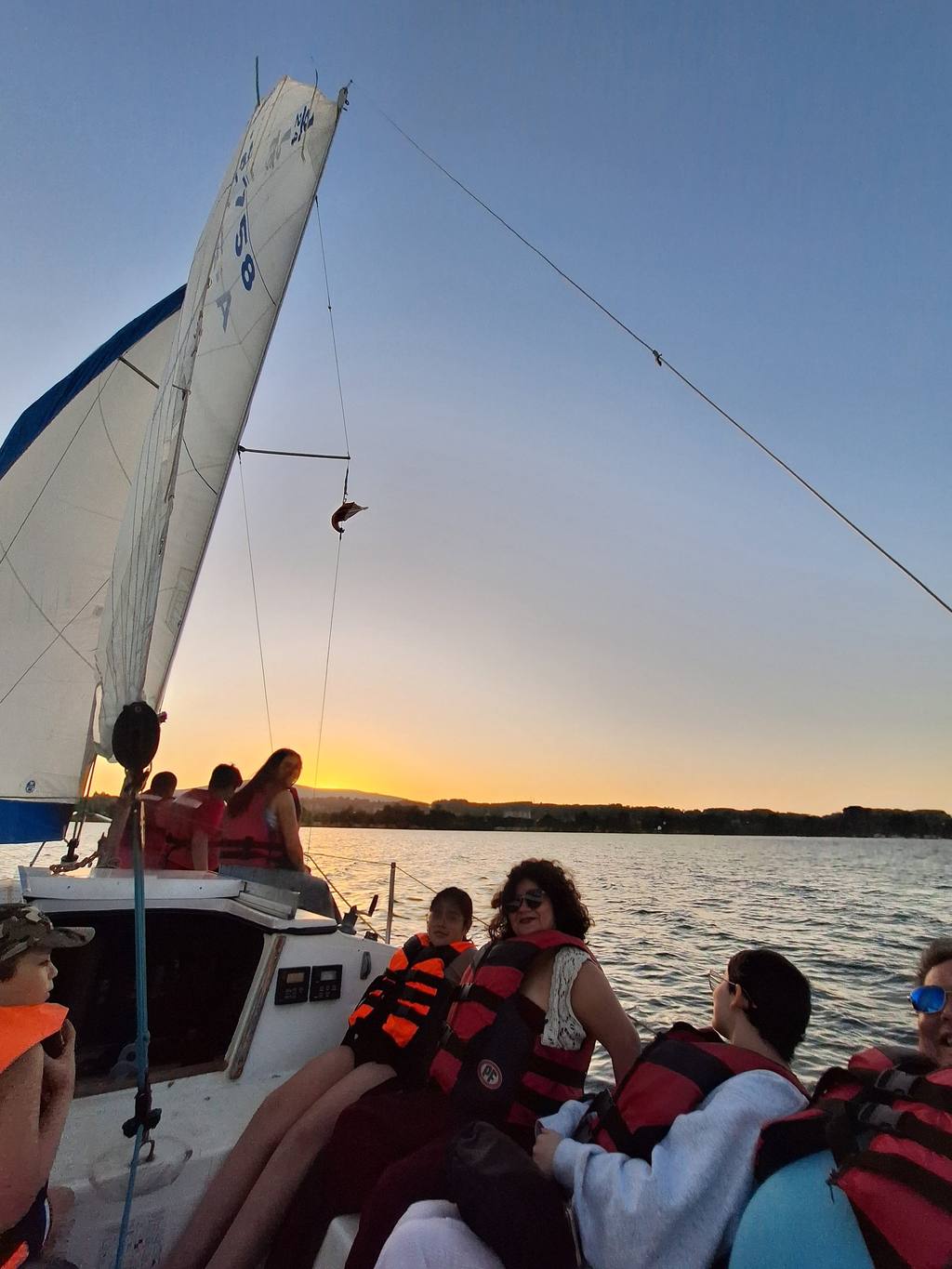 Atardecer en el lago