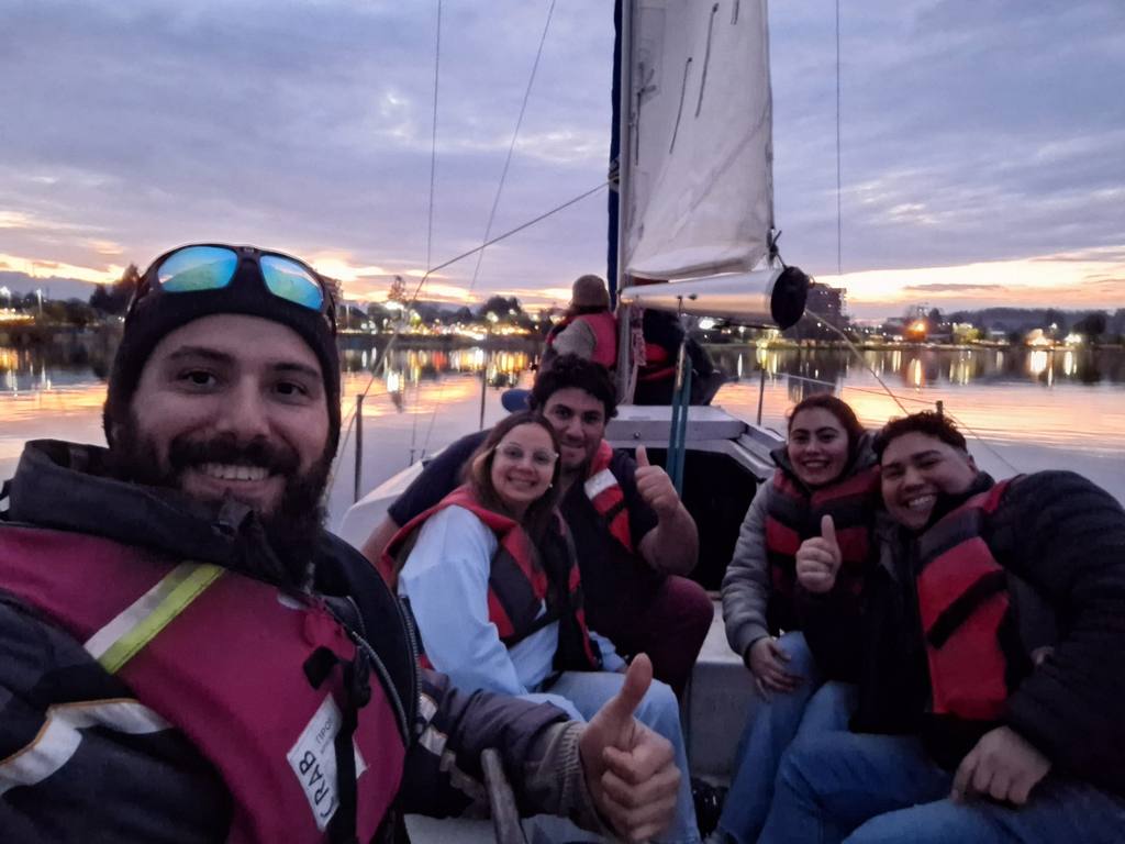 Atardecer en el lago