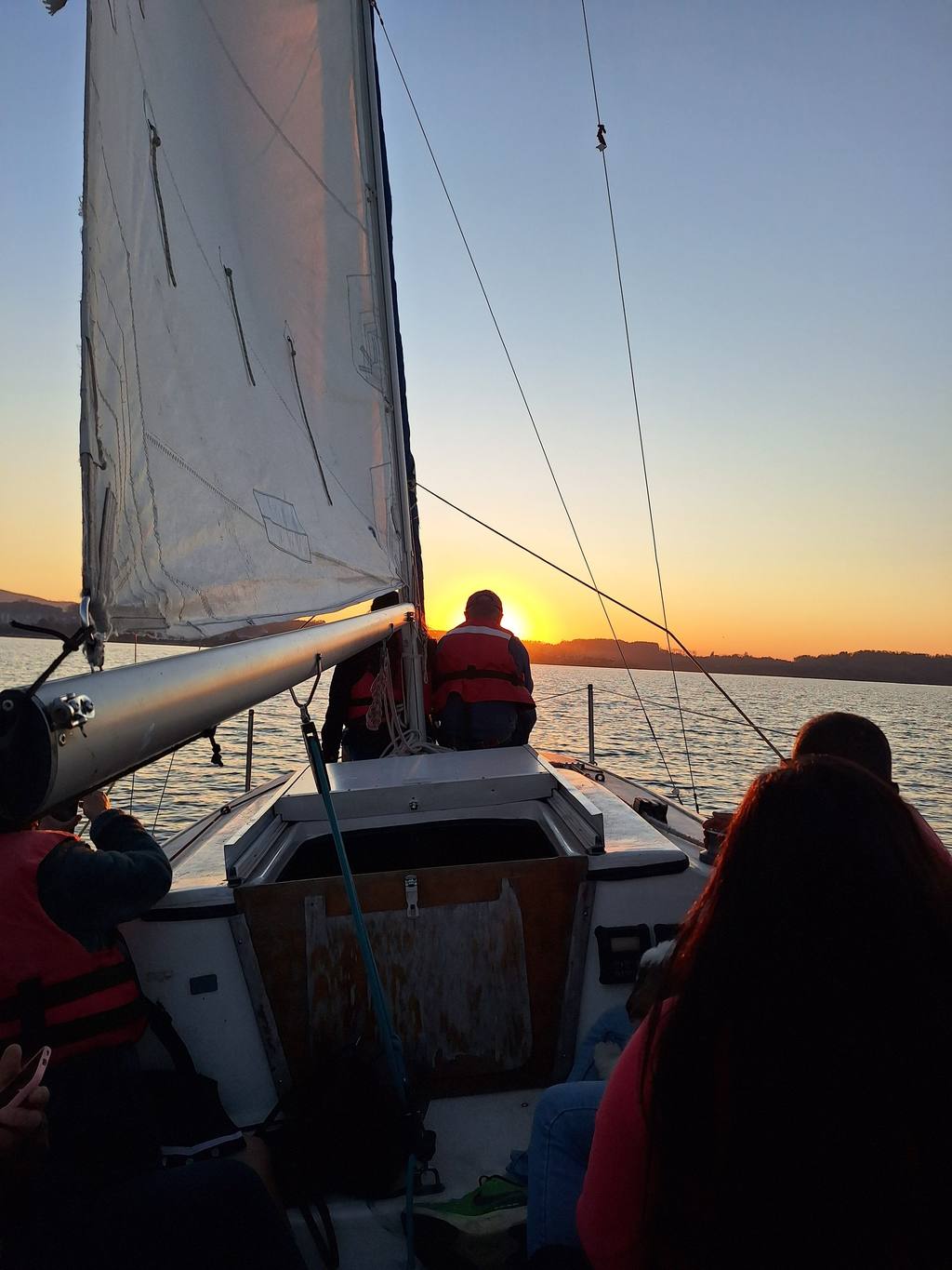 Atardecer en el lago