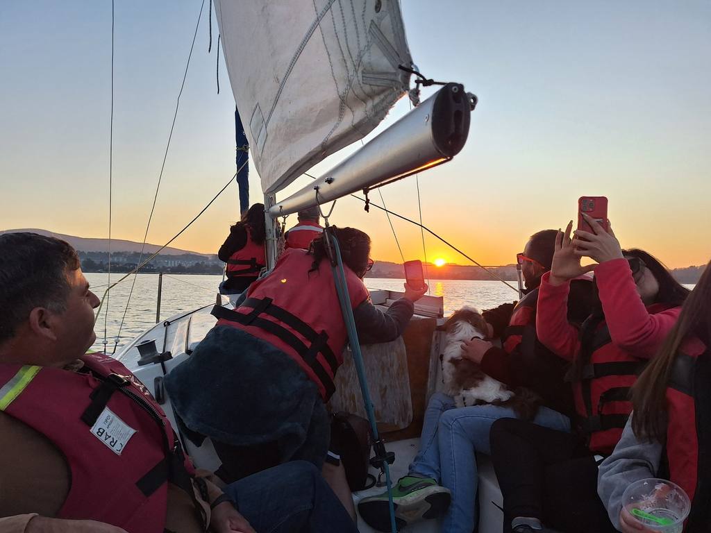 Atardecer en el lago