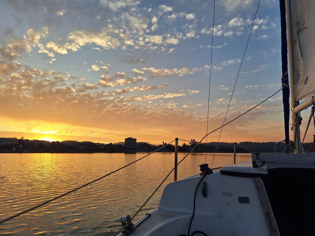Atardecer en el lago