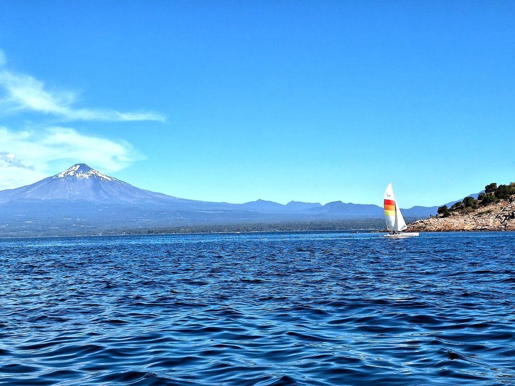 Paisaje del Lago Villarrica