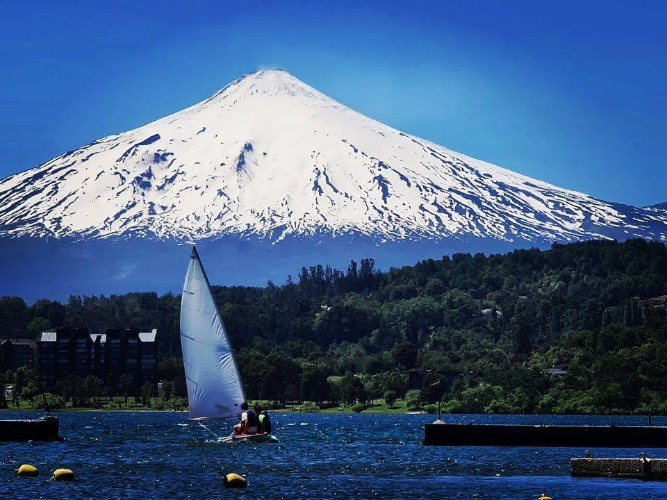 Paisaje del Lago Villarrica