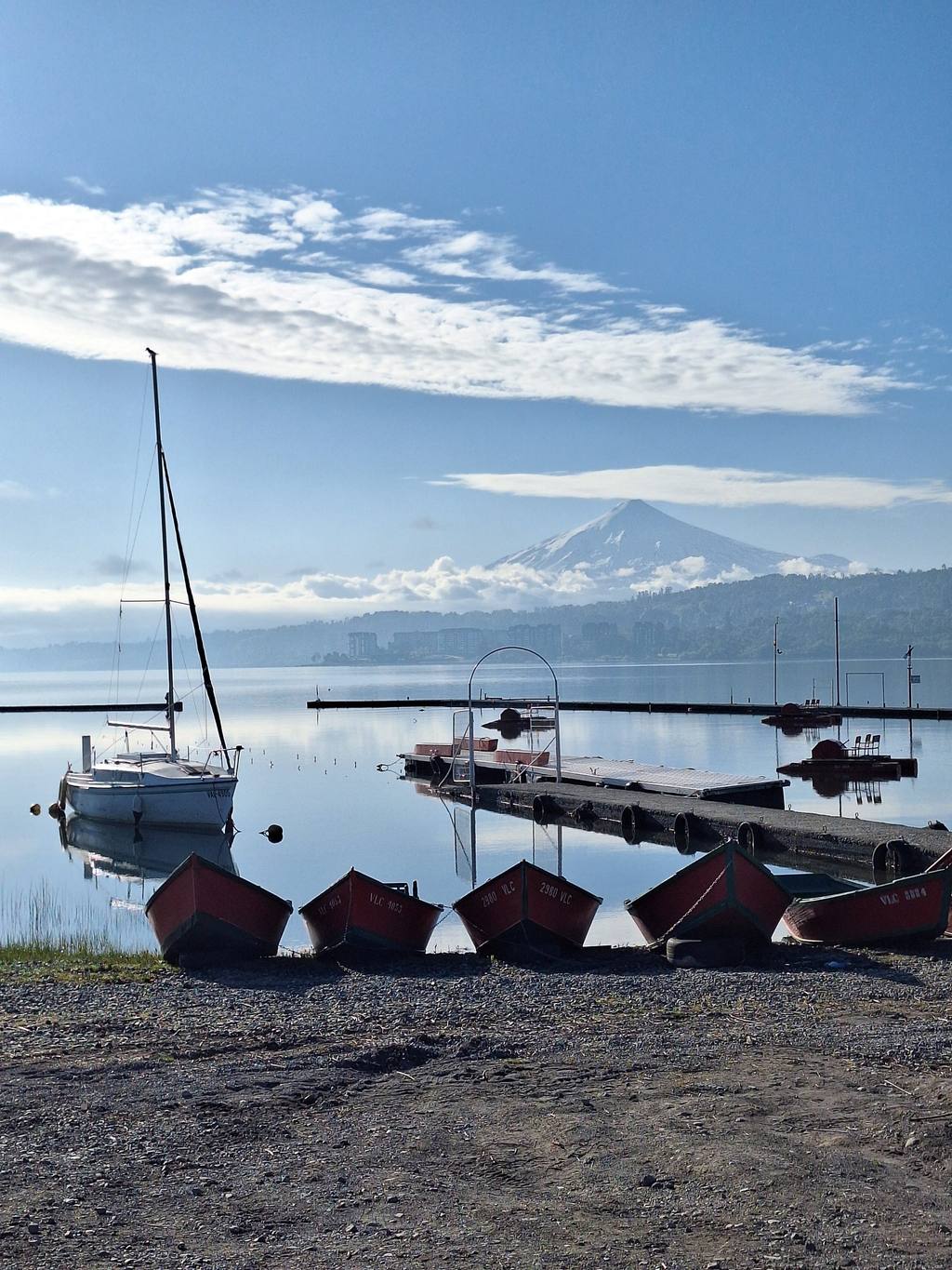 Paisaje del Lago Villarrica