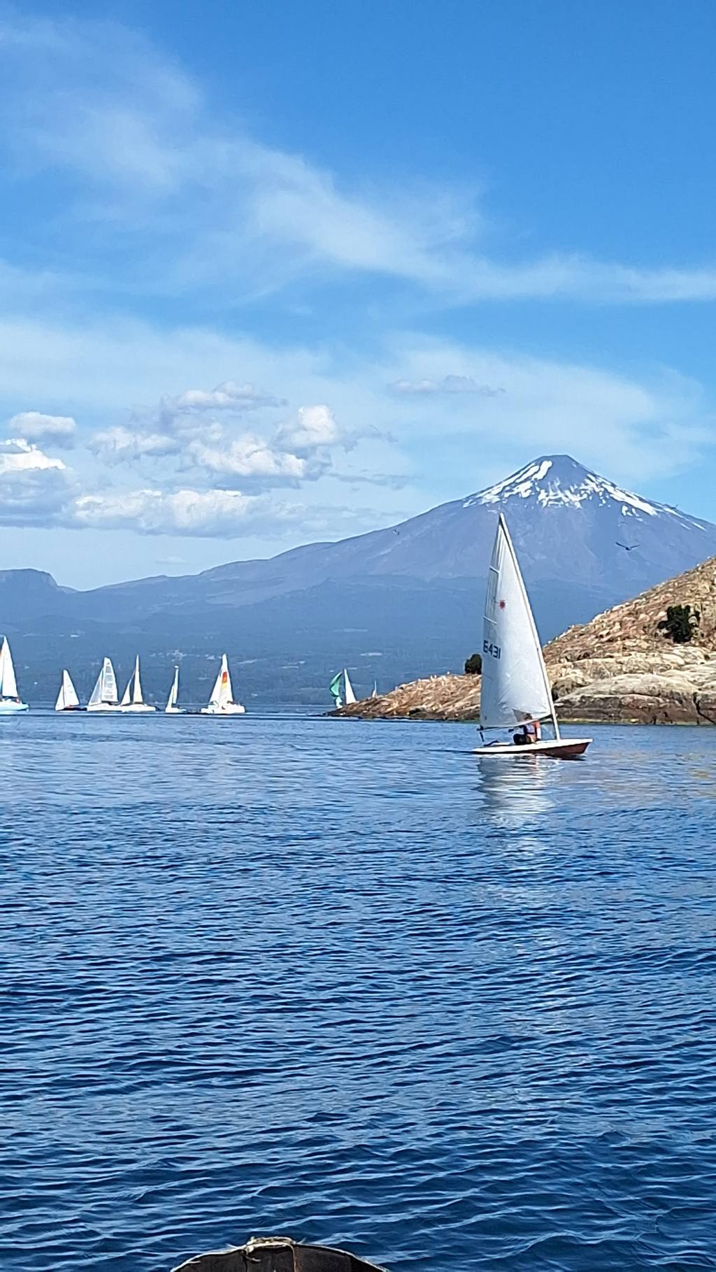 Paisaje del Lago Villarrica